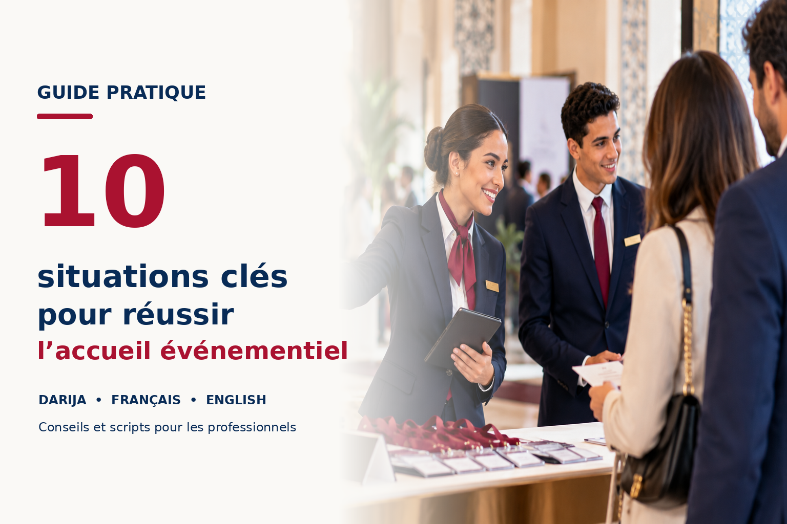 Guide d'accueil événementiel | École Hôtelière ISTH Fès post cover