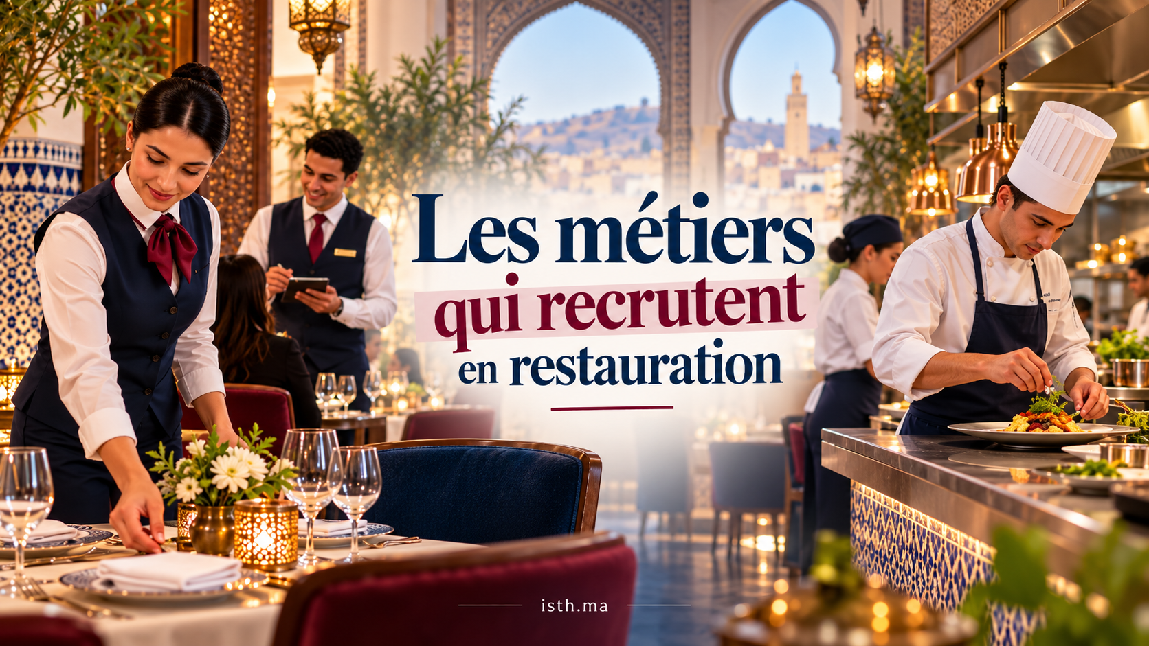 Les métiers qui recrutent en restauration : formations et débouchés au Maroc post cover